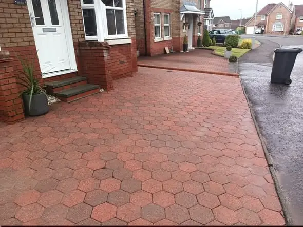 Driveways, patios and artificial grass cleaned by EK Powerwashing